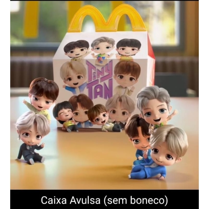 Brinquedos BTS TinyTAN x Mc Donald's (LACRADOS) 2025 | Shopee Brasil