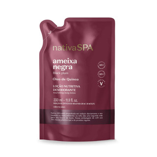 Refil Creme Hidratante Corporal Ameixa Negra Nativa Spa Boticario 350ml em Oferta na Shopee