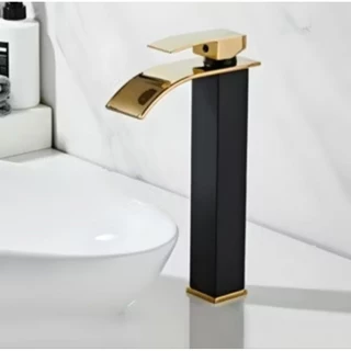 Torneira Para Banheiro Misturador Cascata Monocomando QualidadeAlta Metal 15613