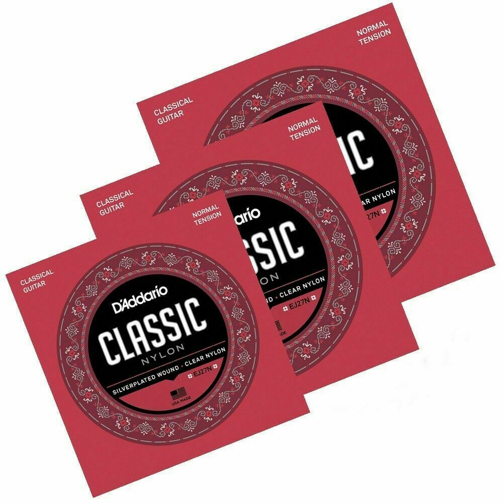 Encordoamento Violão Nylon Daddario Ej27n Original Promoção