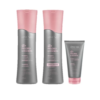 Amend Kit Expertise 40+ Prolonga e Regenera Shampoo e Condicionador 250ml + Leave-in 180g em Oferta na Shopee