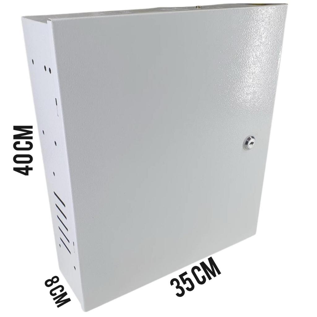 Caixa Metalica Vertical Organizadora Para DVR CFTV Intelbras