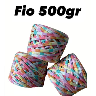 Fio De Malha Residual CRT Novelo 500gr Selecionado Ecológico Para Crochê