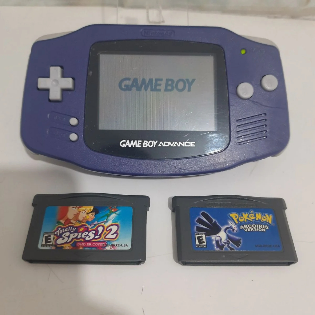 Nintendo Game Boy Advance Índigo Com Jogos | Shopee Brasil