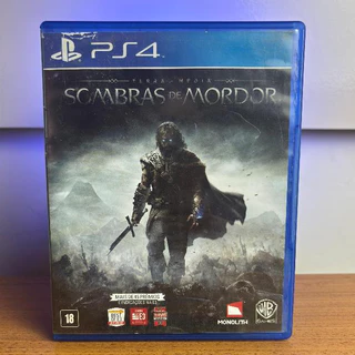 Jogo Sombras de Mordor - PS4 play 4 Mídia Física CD Original