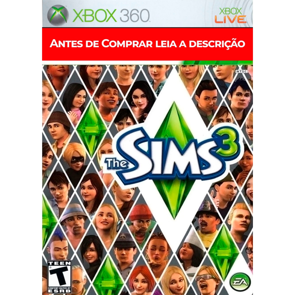 Jogo The Sims 3 Xbox 360 Mídia Física | Shopee Brasil