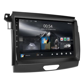 Central Multimidia 9" Polegadas Ranger 17 A 23 Android Carplay Wi-fi + Moldura