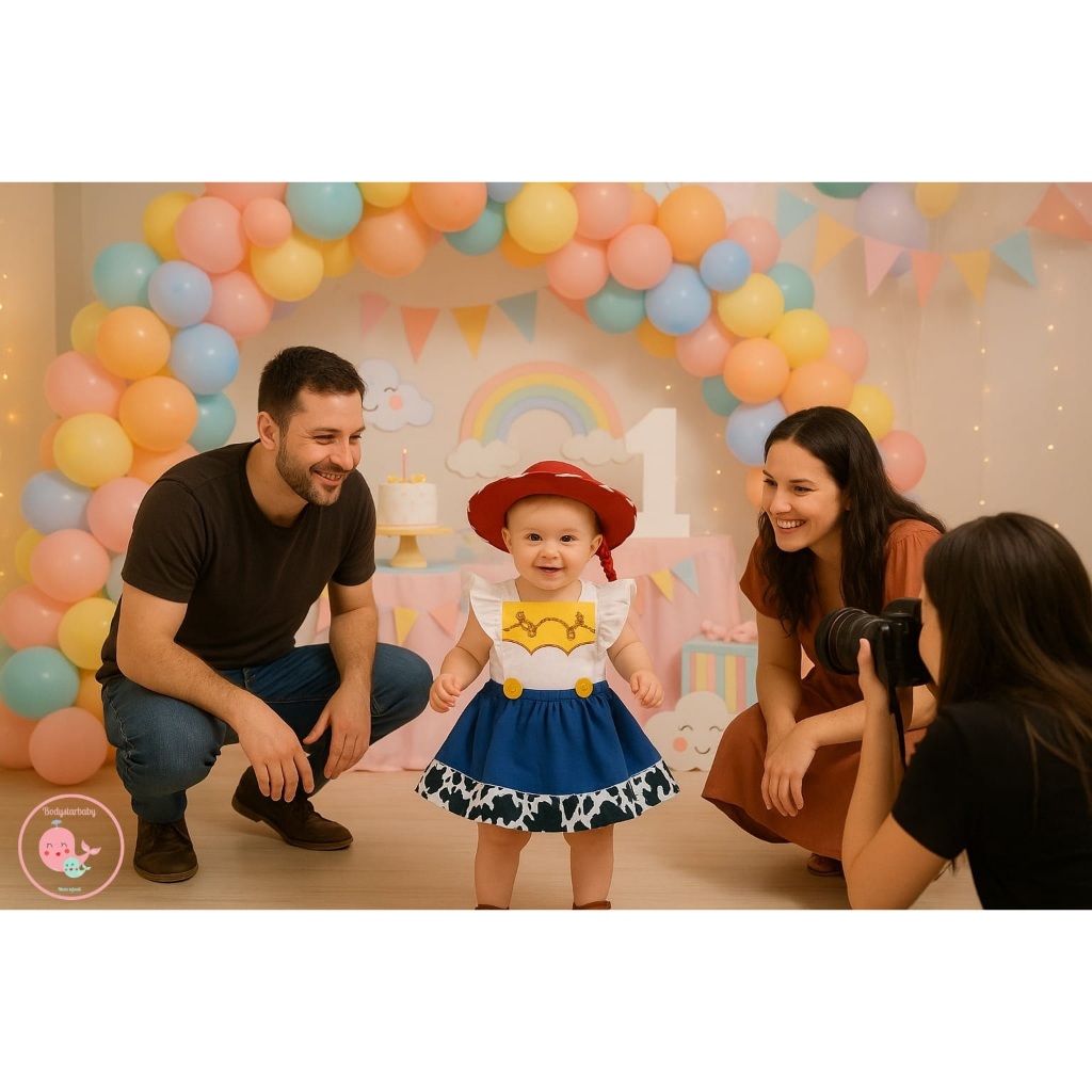 Set di Costumi per Bambini Woody e Jessie, Abo Tutu Cartoon per Ragazze, Vesti da Cowboy per Feste in Maschera e Carnevale  1501