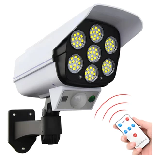 Câmera Falsa Solar Com Sensor Presença Com 77LEDS Antifurto Refletor em Oferta na Shopee
