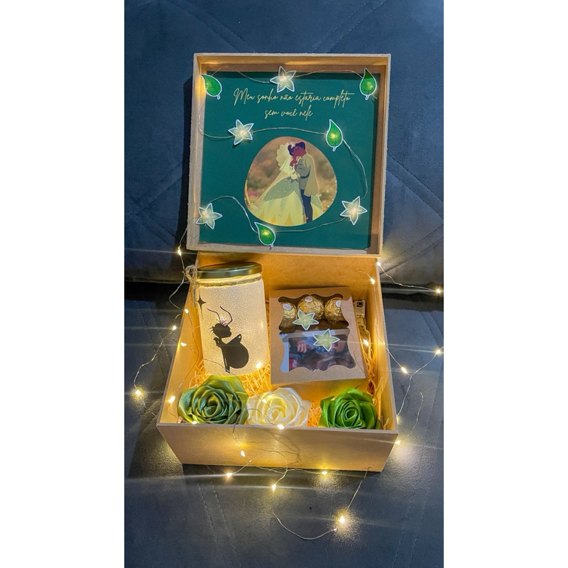 Caixa princesa e o sapo | Shopee Brasil