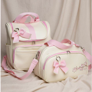 KIT DE BOLSAS MATERNIDADE SUPER LUXO 2 PEÇAS em Oferta na Shopee