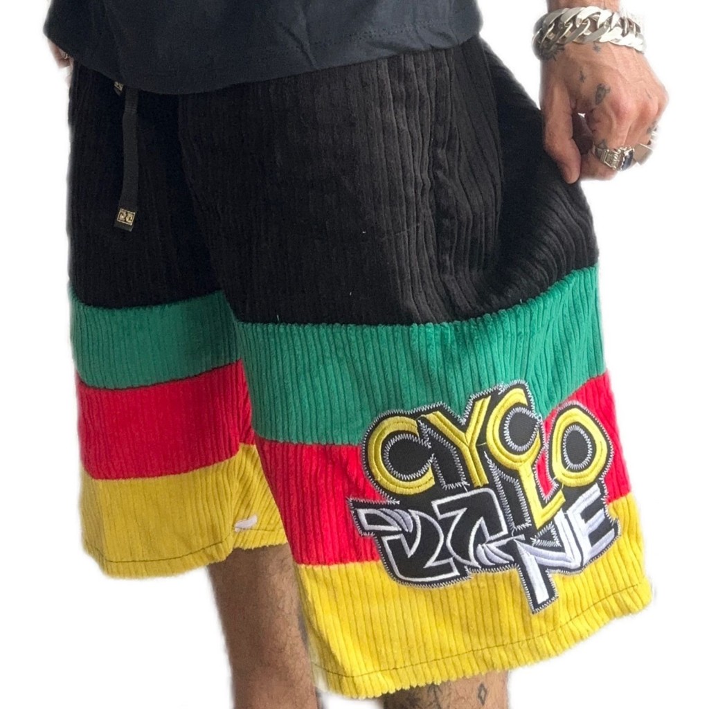 Bermuda Cyclone Veludo Reggae New | Shopee Brasil