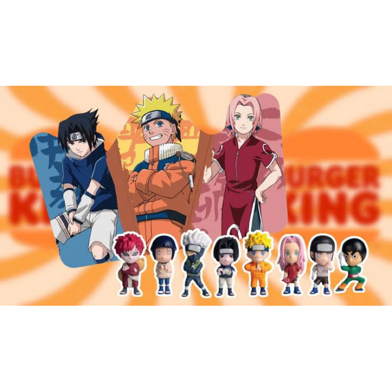 Coleção Naruto Burger King 2025