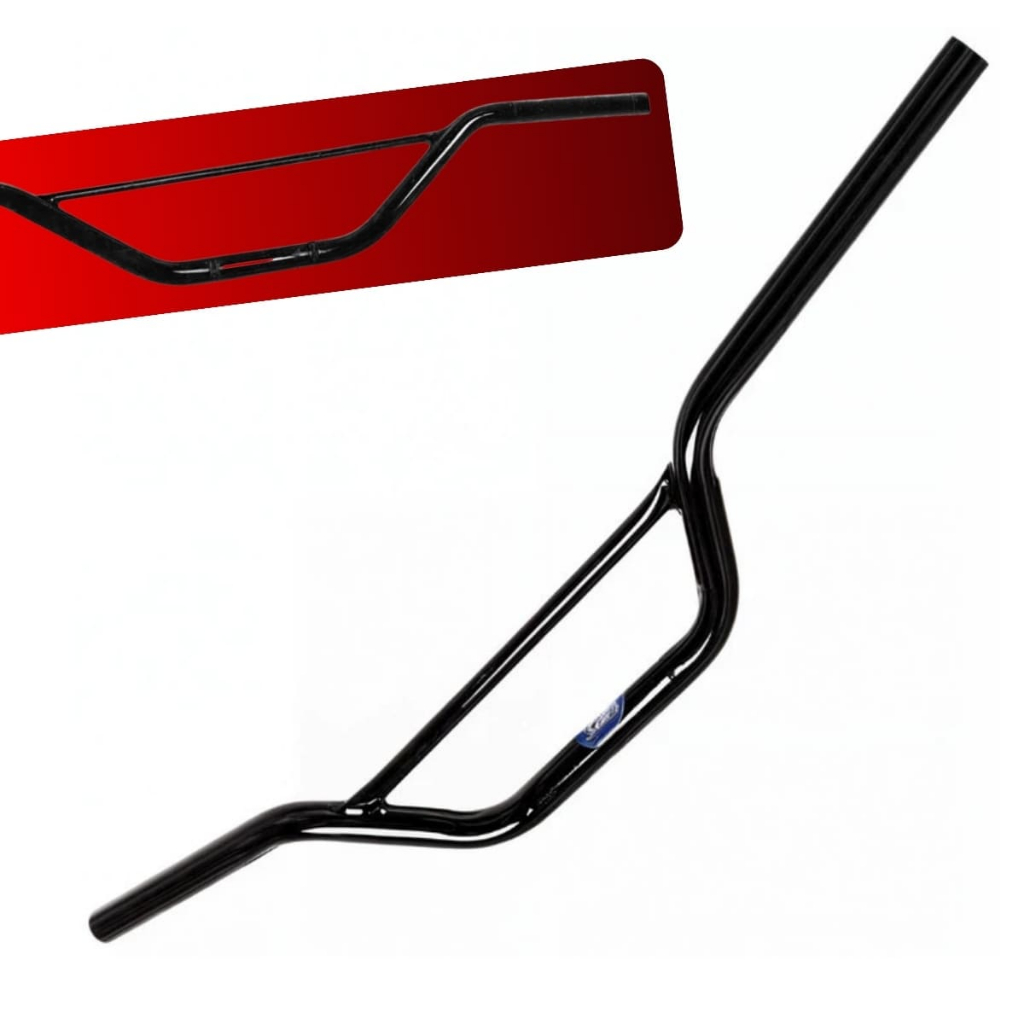 Guidão Tornado XR 250 XR 125 DT 200 NX 200 1996 até 2009 Preto Modelo Original Encaixe Perfeito