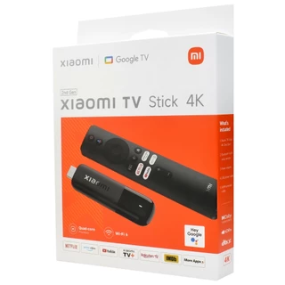 XIAOMI TV STICK 4K Ultra / HD 2ª GERAÇÃO - Preto (MDZ-33-AA) Wi-Fi 6 MEMÓRIA RAM 2GB Armazenamento 8GB