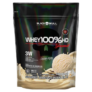 Whey 100% HD Gourmet 900g - Black Skull em Oferta na Shopee