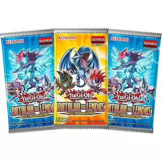 Yugioh Kit 3 Booster Batalha Das Lendas Revolta Dos Monstros Cartas Português Konami