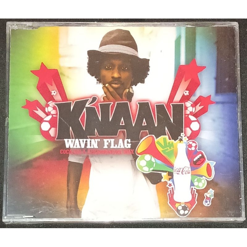 CD Single K'naan wavin flag coca cola celebration mix original lacrado ...