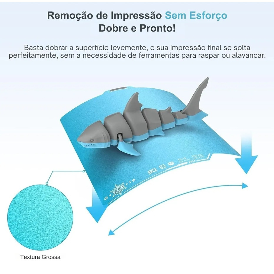 Mesa Fria Azul Panda Plate CryoGrip Pro Frostbite BIQU compatível