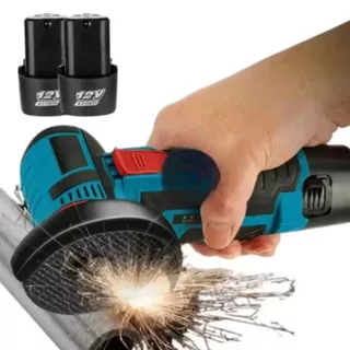 Esmerilhadeira Lixadeira Portátil 2 Baterias 12v Angular Pro