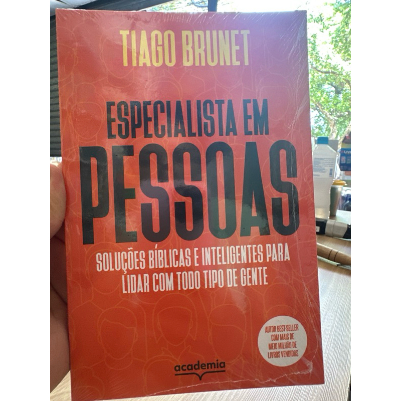 LIVRO ESPECIALISTA EM PESSOAS TIAGO BRUNET | Shopee Brasil