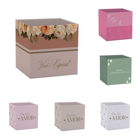 Cachepot Paper Pote 6 Quadrado com 10 unidades | Shopee Brasil