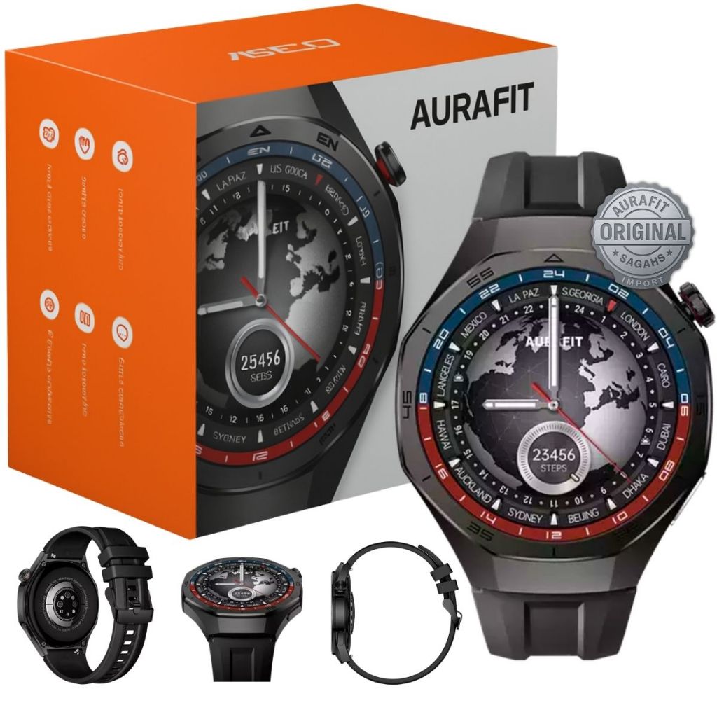 Smartwatch Aurafit AM34 Amoled Relogio Inteligente Prova Agua Bluetooth ...