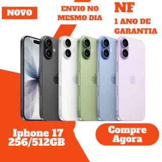 [LANÇAMENTO] iPhone 17 5G 256GB Novo Original Garantia Nota Fiscal em Oferta na Shopee
