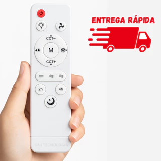 Controle Remoto IR para Ventilador de Teto Luz LED Universal