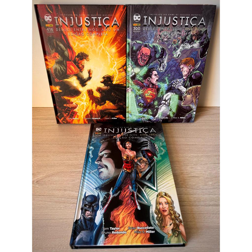 Hq Injustiça - Deuses Entre Nós Vol. 1 ao 3 - Tom Taylor Injustice ...