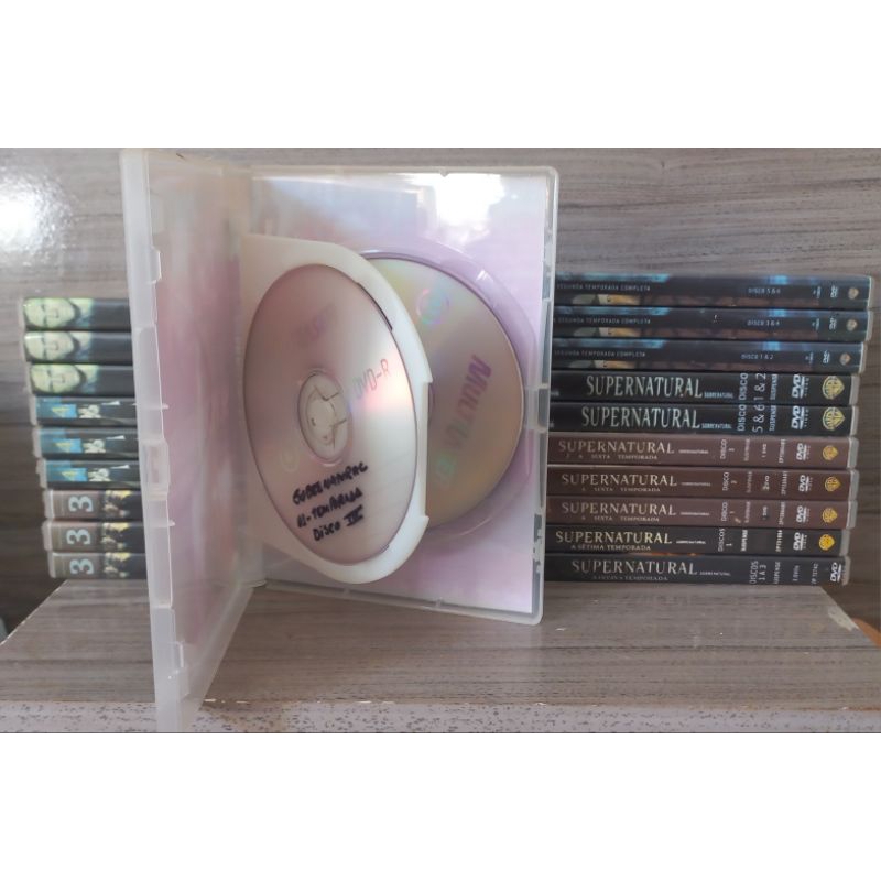 DVD Supernatural da 1ª a 8ª temporada completo | Shopee Brasil