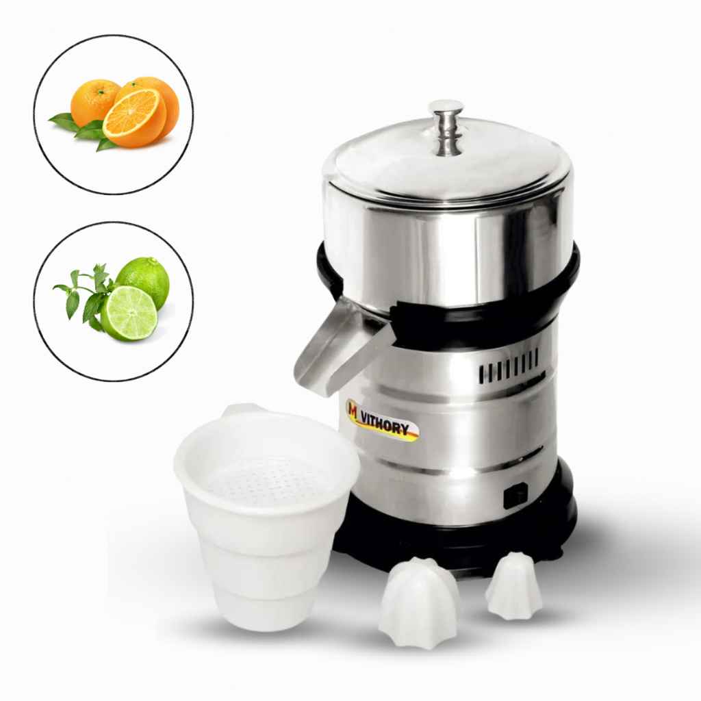 Extrator Industrial de Suco de Laranja Médio Inox 1 Litro Bivolt ...