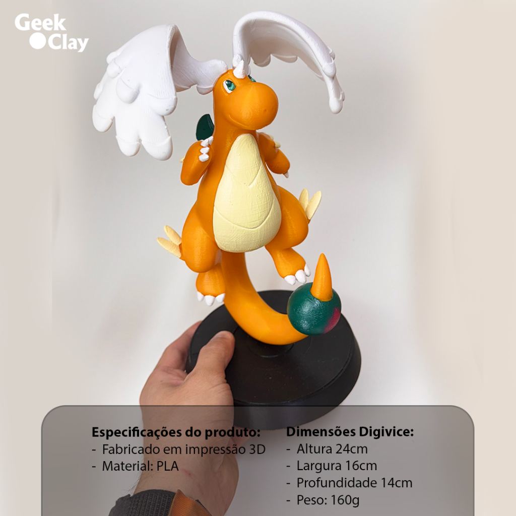 Mega Dragonite - Pokémon Decorativo - Pokémon Legends: Z-A | Shopee Brasil