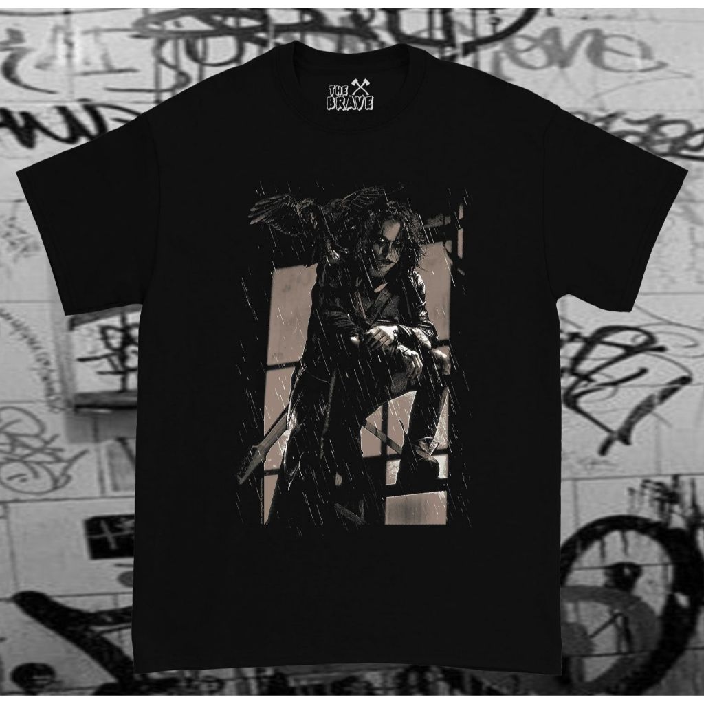 CAMISETA THE CROW CORVO BRANDON LEE FILME 1994 | Shopee Brasil