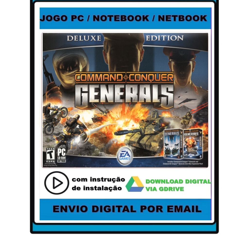 Command & Conquer Generals - Deluxe Edition - Pc | Shopee Brasil