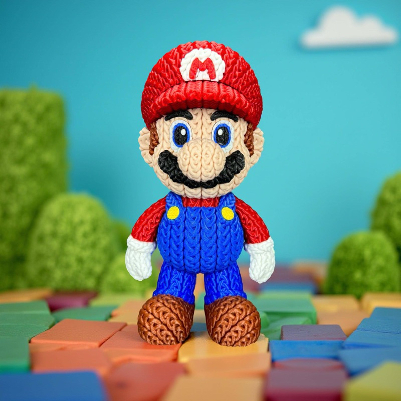 Boneco Mario Bros 3D – 15cm, Estilo Fofo, Decorativo, Colecionável e Presente Geek em Oferta na Shopee