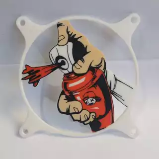 Grade Grelha para Cooler Fan Grill 120mm Estilo Grafite Personalizado PC Gamer Setup