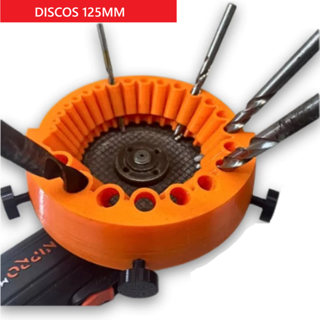 Gabarito Afiador de Broca em Esmerilhadeira 5" | Disco de 125 mm
