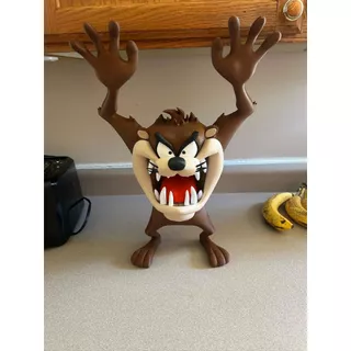 Boneco Taz Mania 14cm | Looney Tunes | Miniatura Colecionável | Action Figure | Decoração Geek | Miniatura Taz