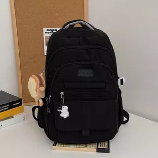 Mochila Bolsa Feminina Escolar Passeio Grande Capacidade Com Estojo Impermeável Pronta Entrega