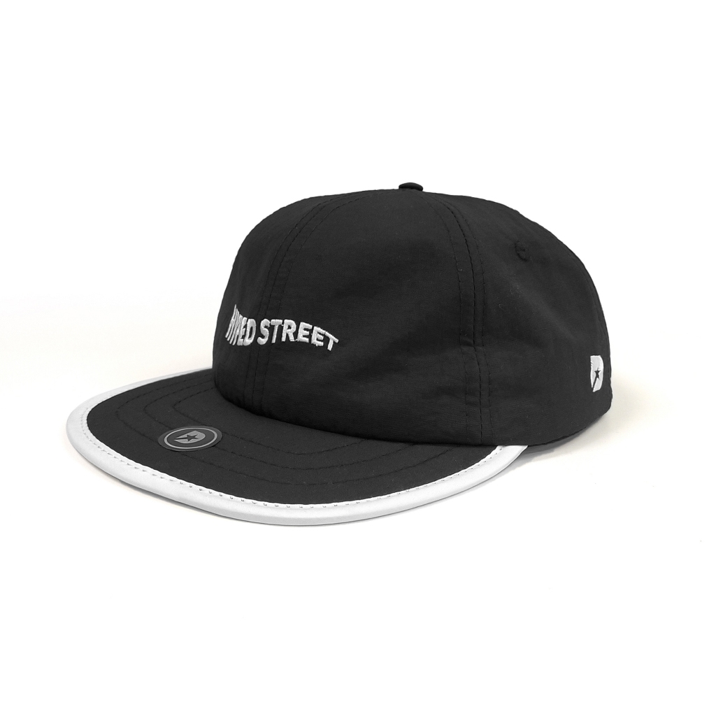 Boné Six Panel Daymon hyped street black 100% poliamida Proteção