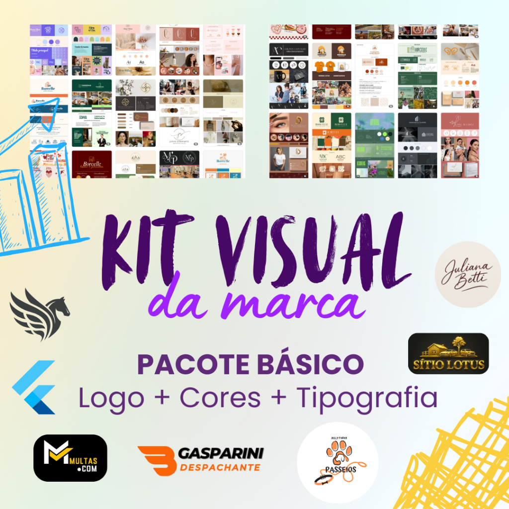 CRIE SEU LOGOTIPO | IDENTIDADE VISUAL (KIT DA MARCA) | Shopee Brasil