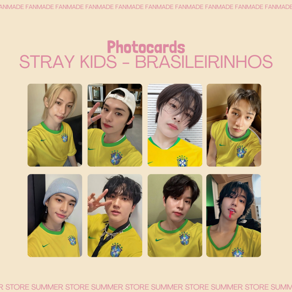 Photocards Stray kids - brasileirinhos