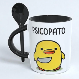 Caneca Psico PATO porcelana 325ml