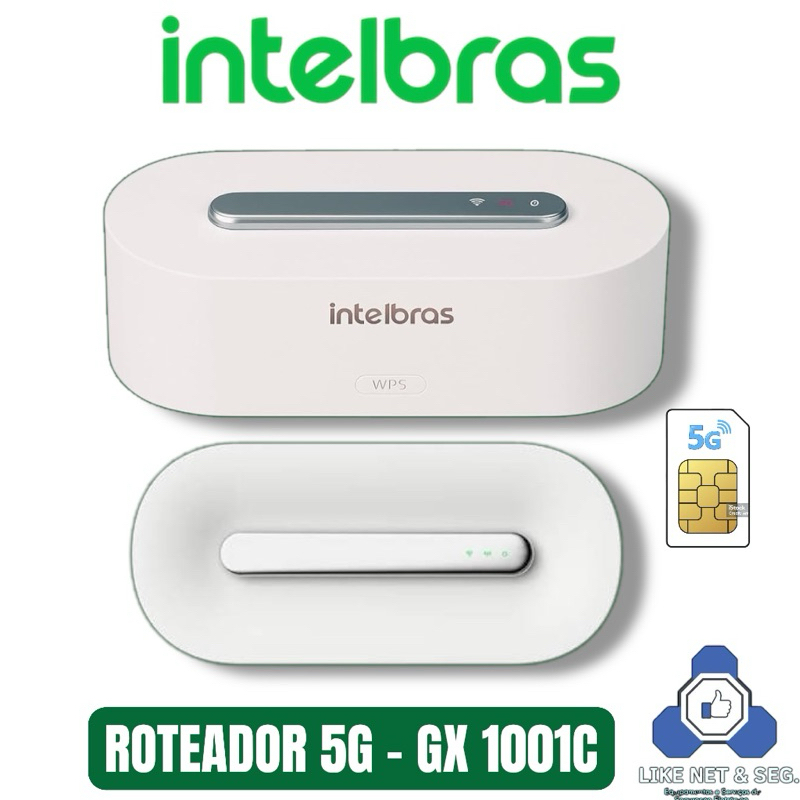 Roteador 5g branco GX 1001C Intelbras | Shopee Brasil