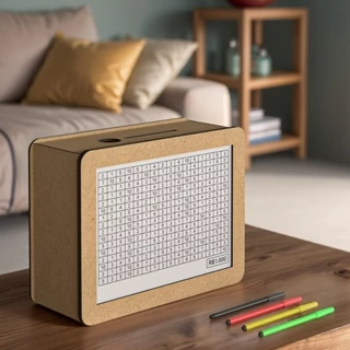 Cofre Desafio R$10mil Dinheiro Caixa de Madeira Woodbox Moedas Páscoa Coelho em Oferta na Shopee