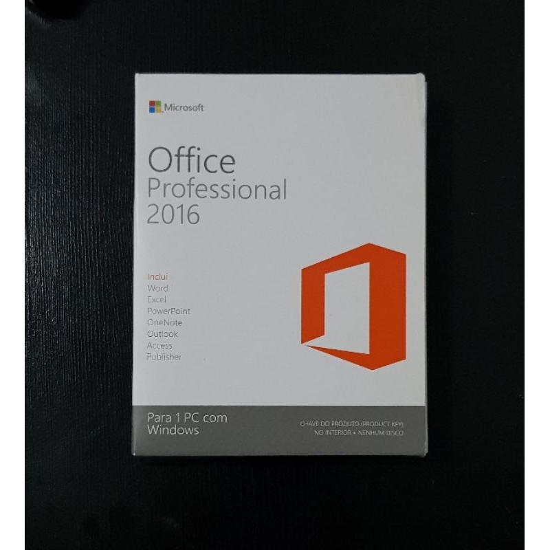 Office Professional Plus 2016 32/64 Bits Full Fpp Box Lacrado Original ...