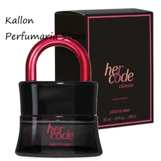 Perfume Her Code Climax 50 ml, Amadeirado Intenso, Eau de Parfum, O Boticário