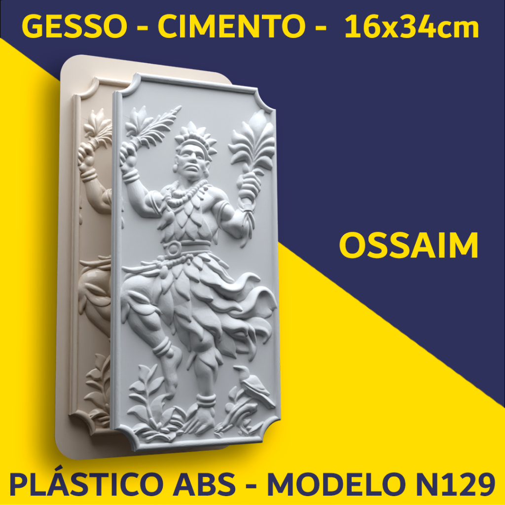 Forma De Gesso 3D | Molde Para Gesso | Placa Para Gesso | N129 | Shopee ...