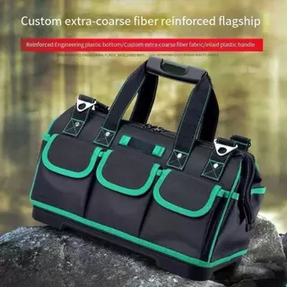 Kit De Ferramentas Eletricista Forte Durável Lona Engrossa Portátil Multi-funcional Manutenção Tool Bag